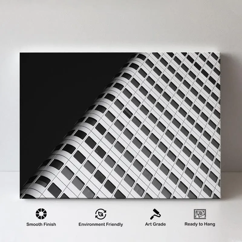 Contrast In Concrete Canvas Wall Painting - Gallery Wrap media 4