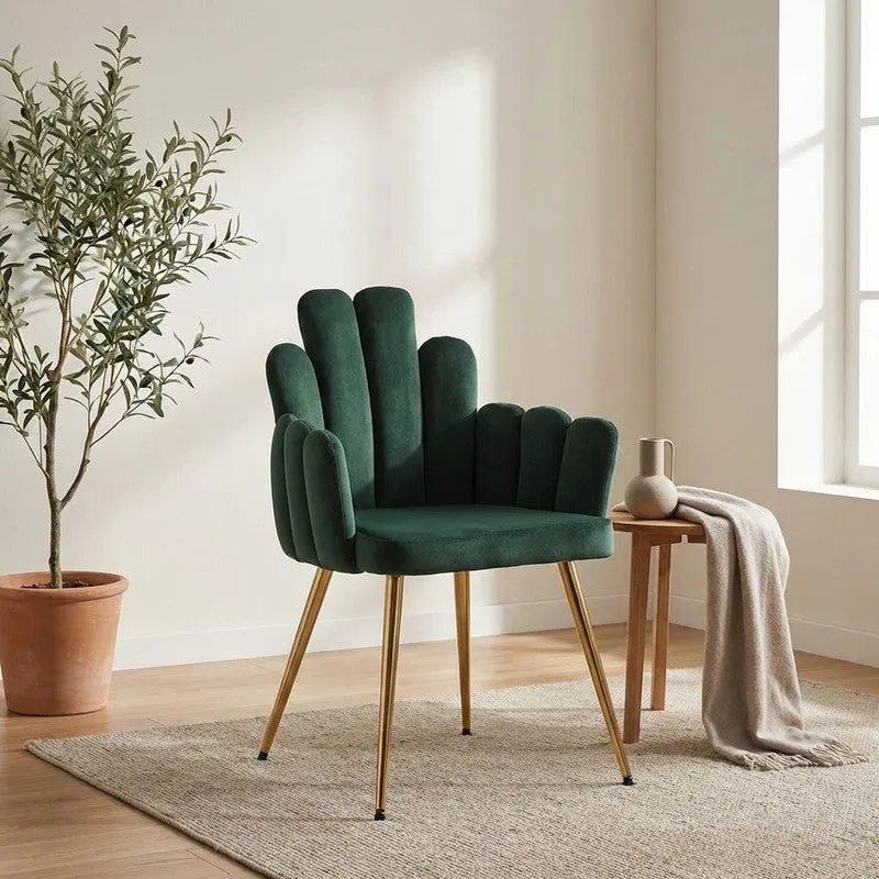 Alverra Metal Accent Chair - Green media 1