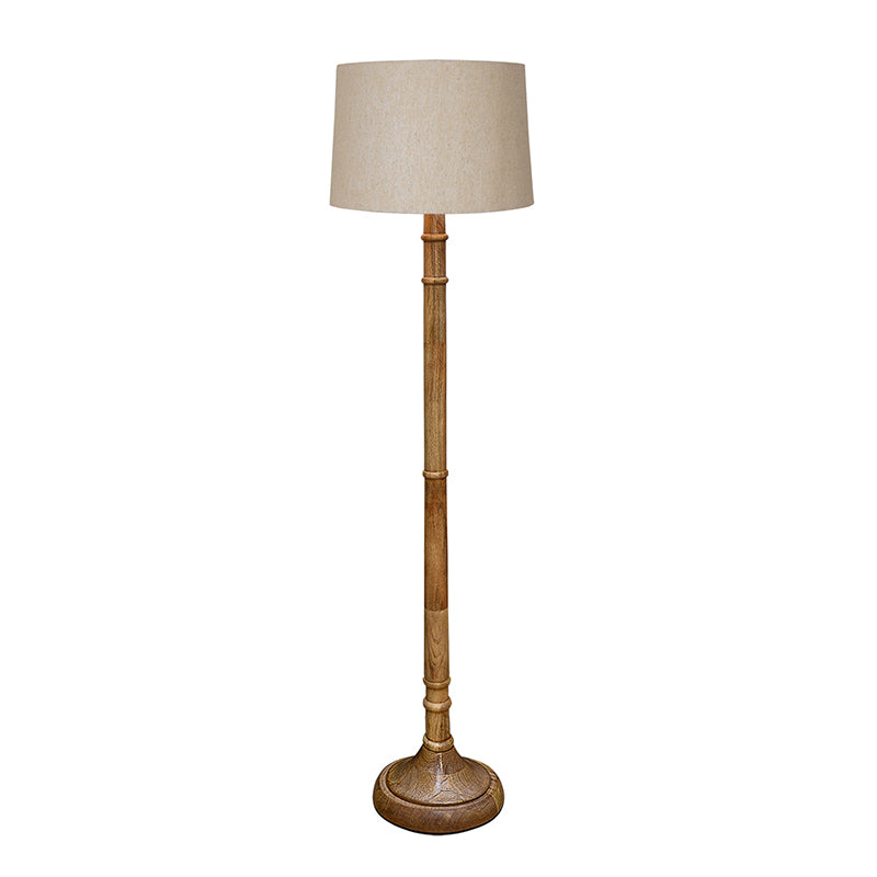 Elfin Cleo Wooden Floor Lamp - Ivory media 4