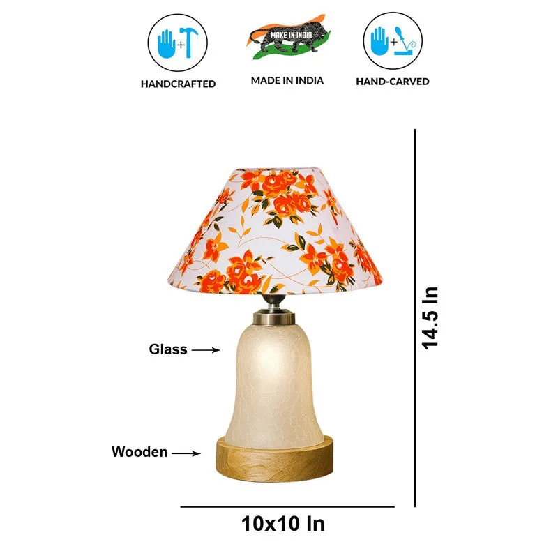Zoravelle Fleur Cone Wooden Table Lamp - Multicolor media 9