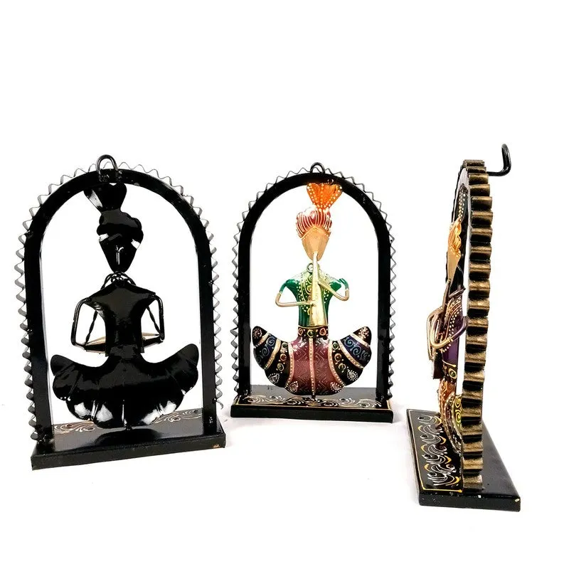 Folk Musician Frames Iron Wall Accents - Set Of Three media 7