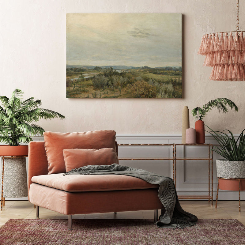 Vintage Meadow Wood Wall Art