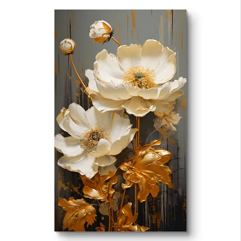 Bloom Gold Wall Painting media 3