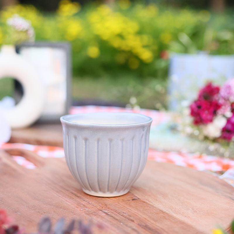 Tazio Ceramic Planter - Grey media 4