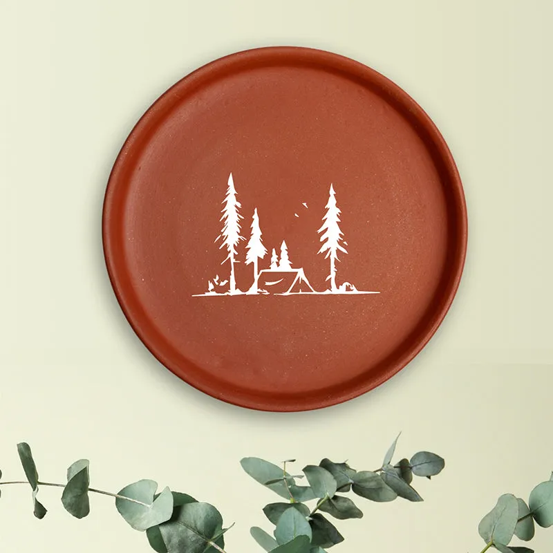 Pine Camp Terracotta Wall Plate media 3