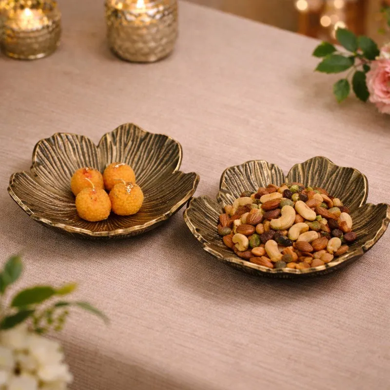 Aureflora Accent Bowl (Brown) - Set Of Two media 1