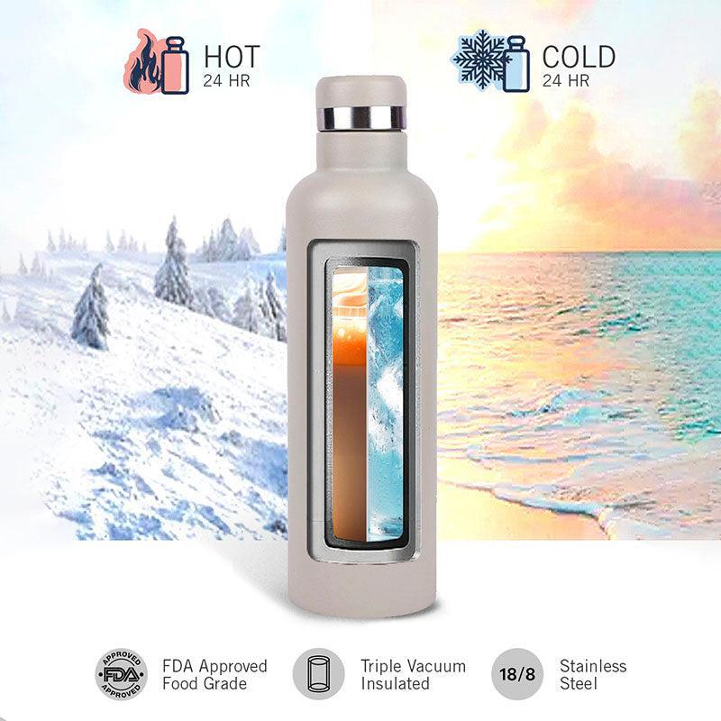Nautica Vitae Pulse Leakproof Insulated Stainless Steel Thermos (White) - 750 mL media 5