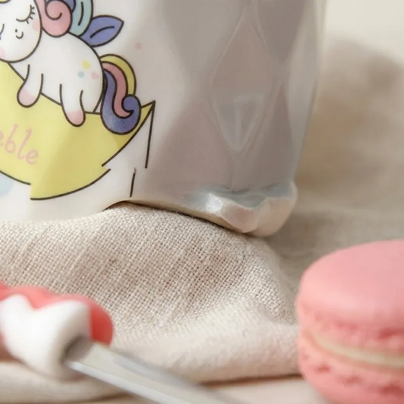 Unicorn Sleep Ceramic Coffee Mug (350 mL) media 3