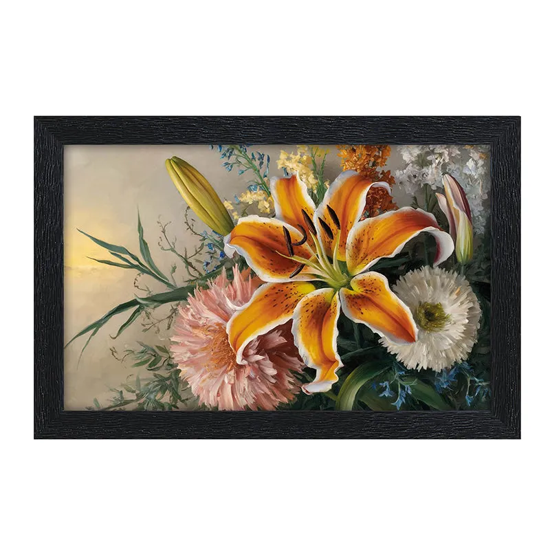 Oriental Lily Wall Painting media 5