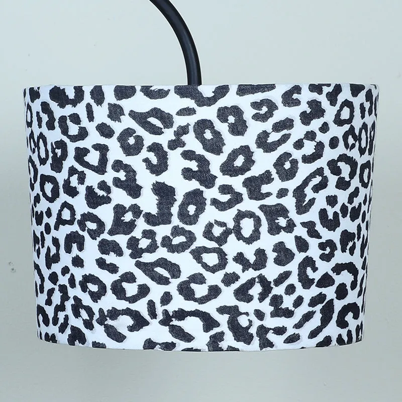Leopard Hide Printed Arched Floor Lamp media 5
