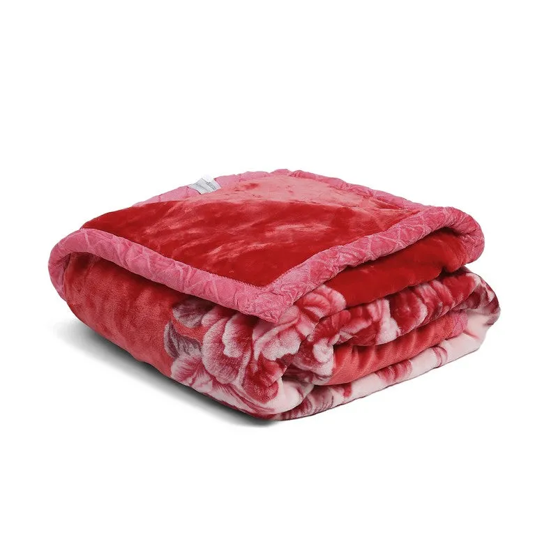 Monte Carlo Crimson Blossom Blanket - 600 GSM media 6