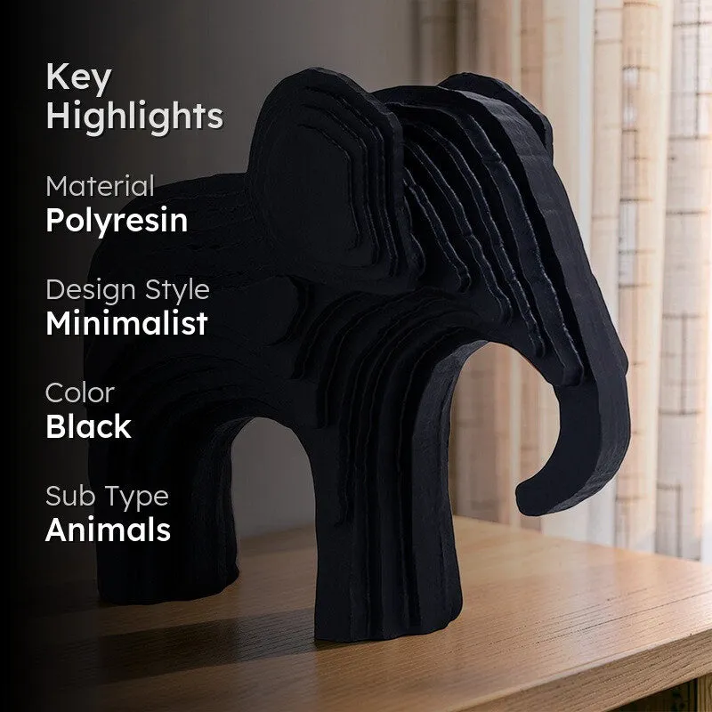 African Tuskers Showpiece - Black media 2