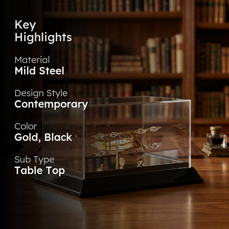 Gilded Charm 24K Gold Plated Mild Steel Showpiece media 2