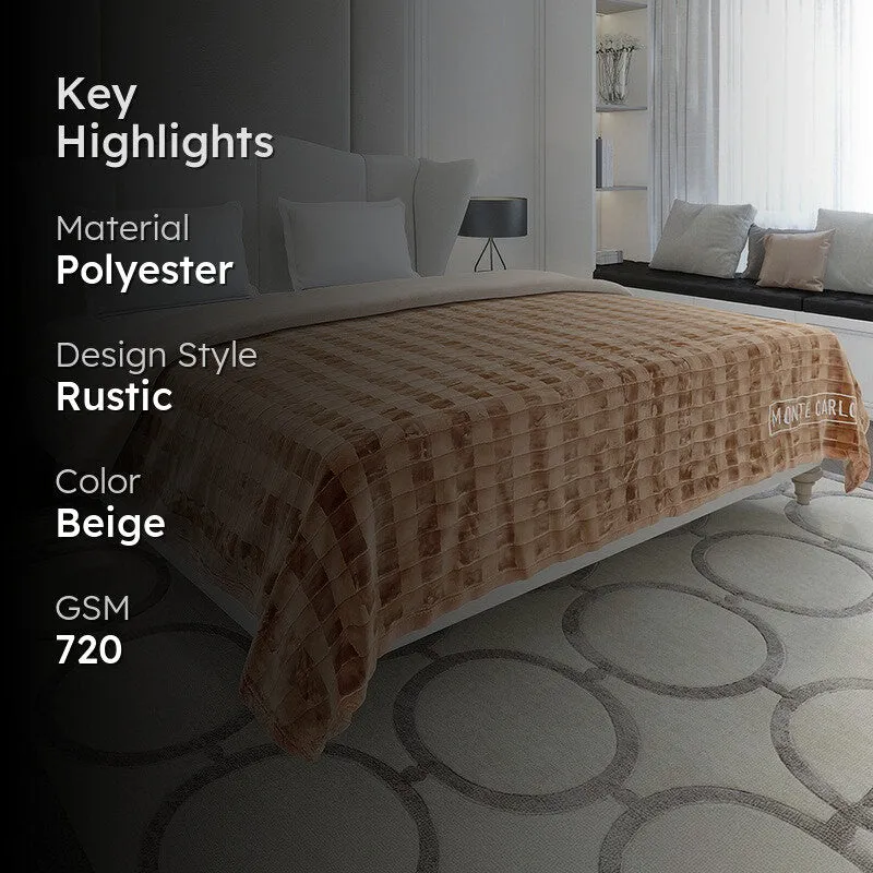Monte Carlo Velvet Harmony Blanket - 720 GSM media 2