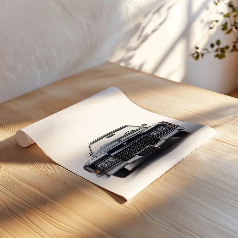 Classic Cruiser Wall Poster - Black media 6