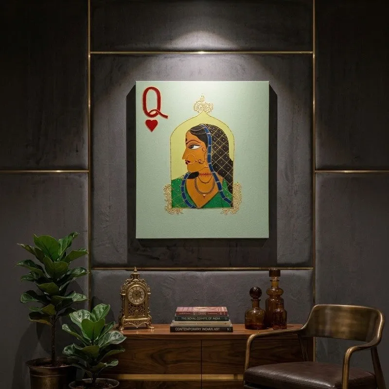 Shringara Handpainted Wall Art media 3