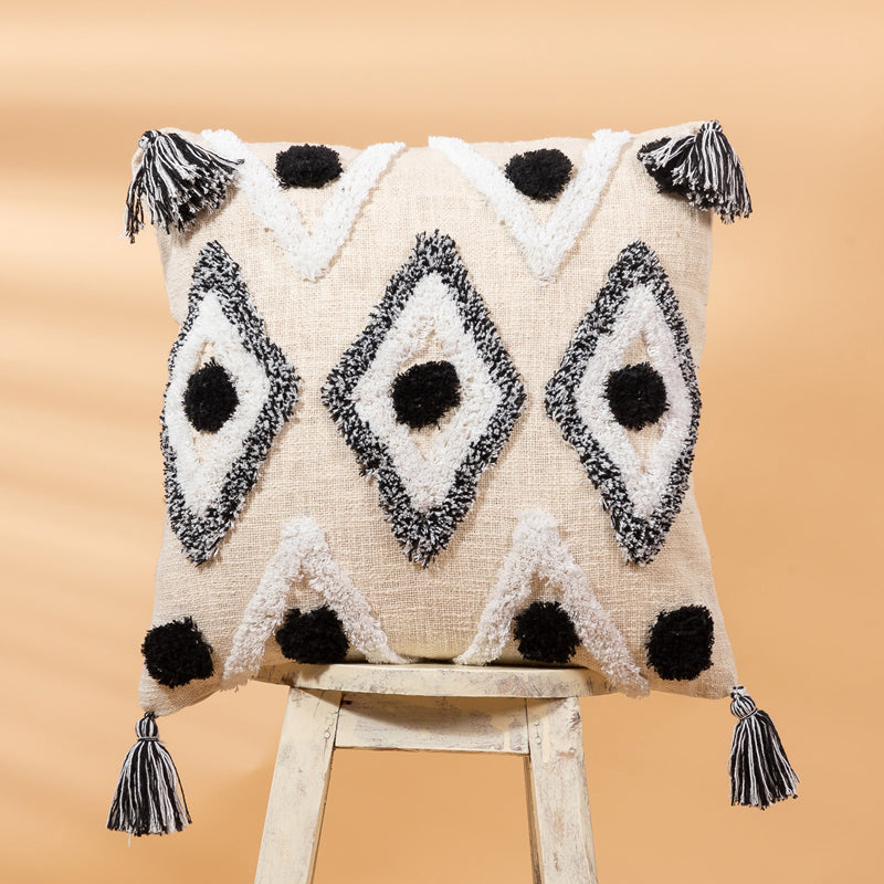 Inknit I Tufted Cushion Cover - 18 x 18 Inches