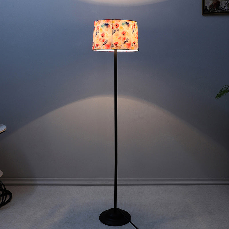 Luna Borealis Printed Metal Floor Lamp
