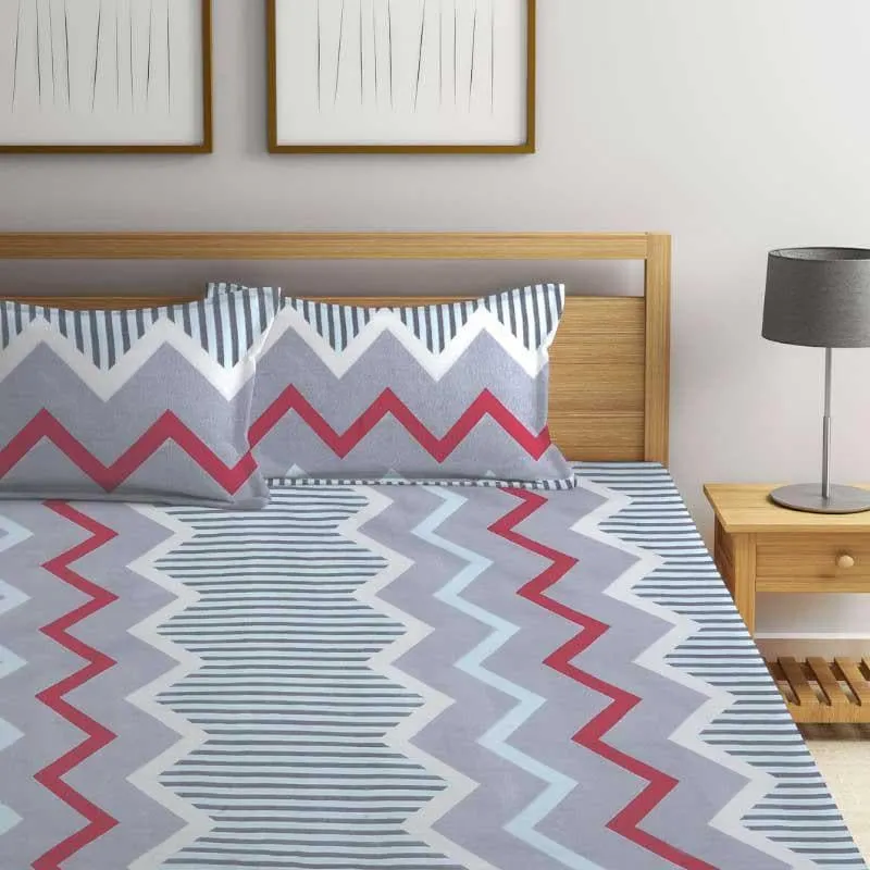 Maisie Printed Microfiber Bedsheet - 130 GSM media 5