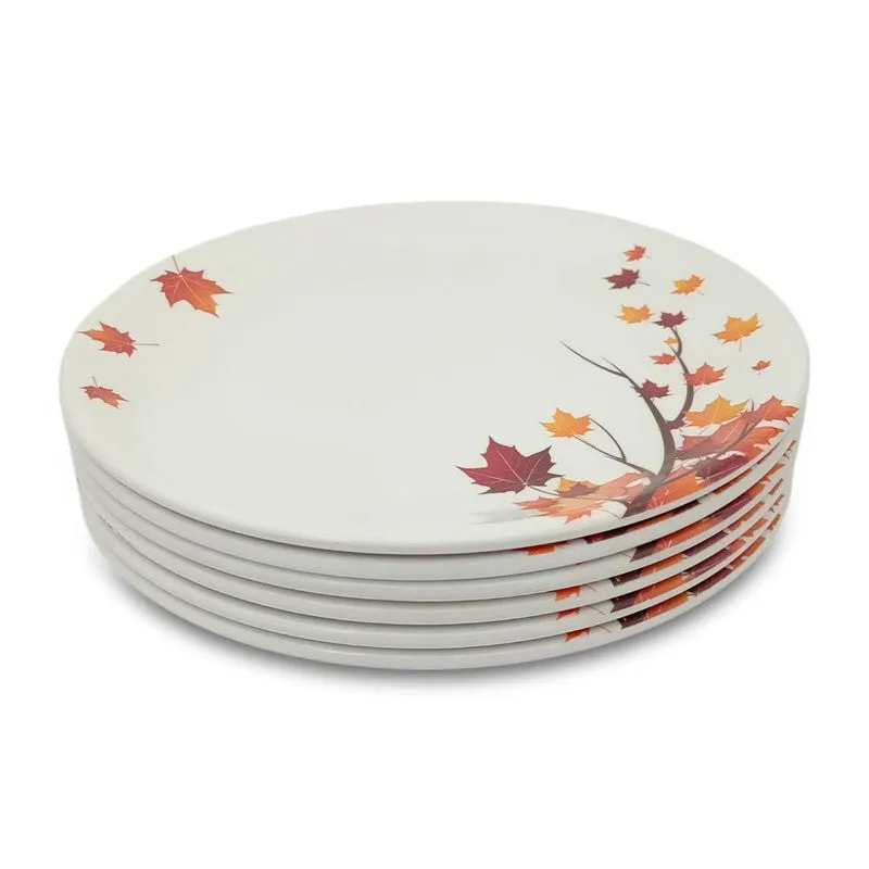 Maple Melamine Quarter Plates - Set of Six media 4
