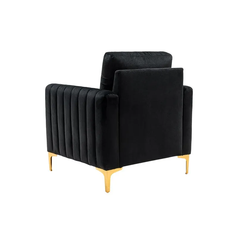 Baseo Neem Wood Accent Chair - Black media 6