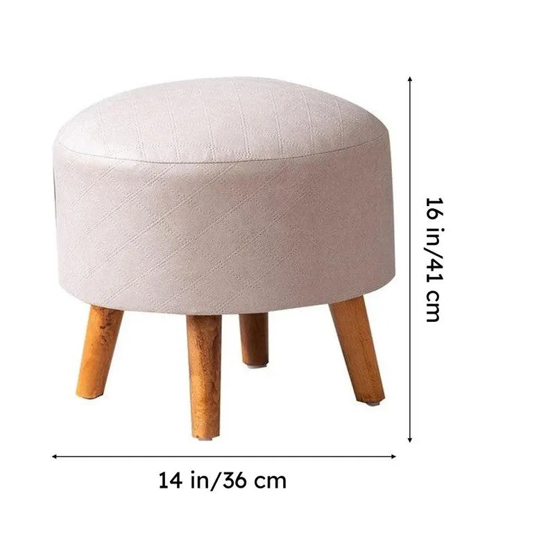 Urban Pouf Ottoman (Grey) - Set Of Two media 8