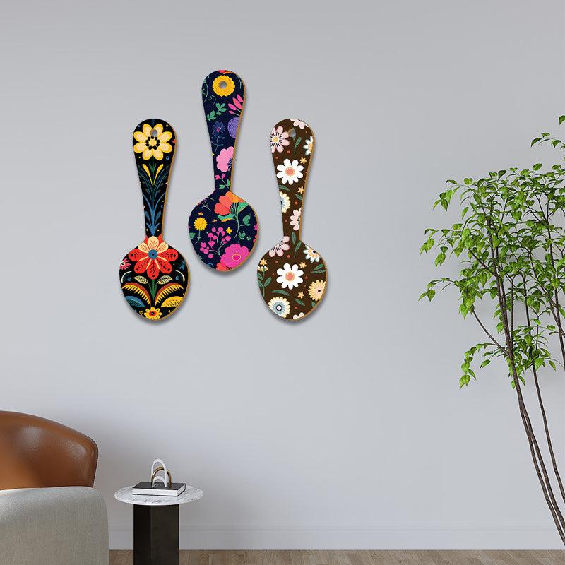 Woodland Florals MDF Wall Accent - Set Of Three media 4