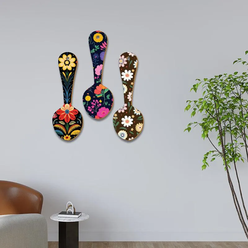 Woodland Florals MDF Wall Accent - Set Of Three media 4