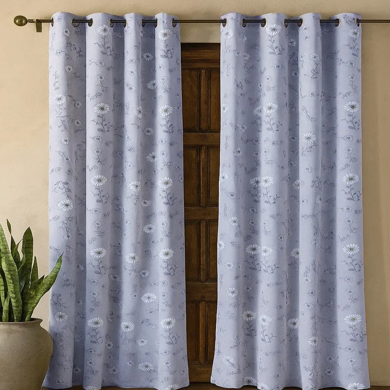Floral Whispers Curtain - Set Of Two media 1