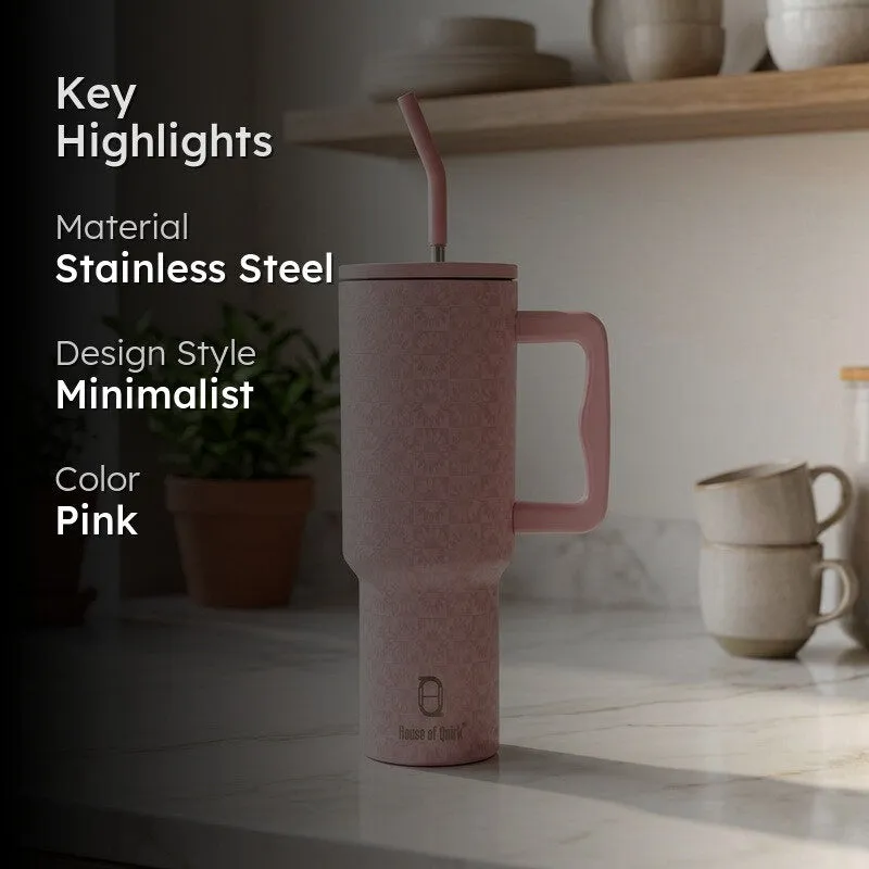 Serene Stainless Steel Tumbler - 1200 ML media 2