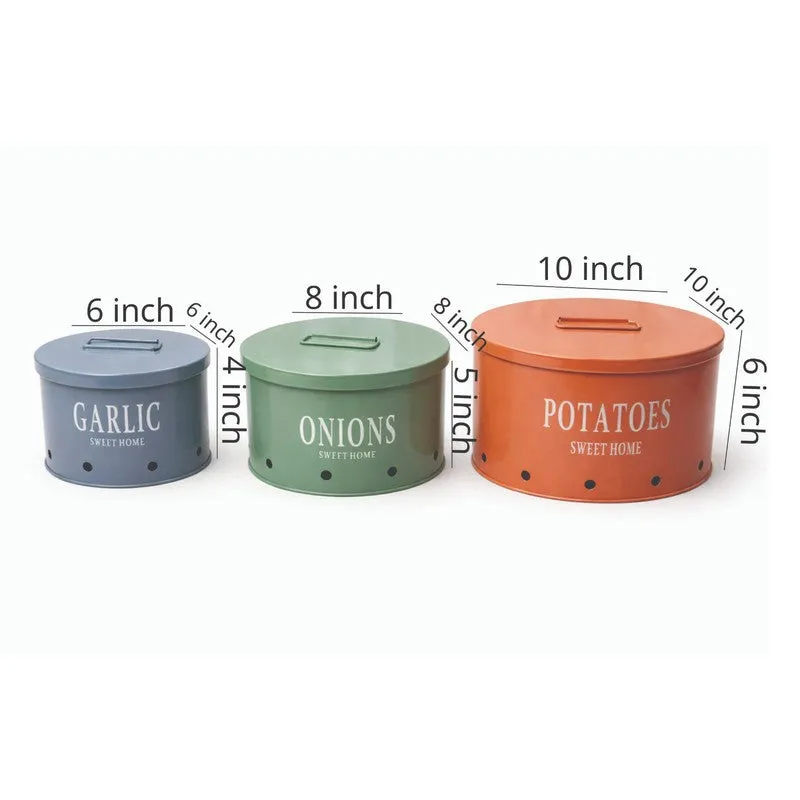 Harvest Hold Cyl Iron Container (500 mL/1500 mL/3000 mL) - Set of Three media 6