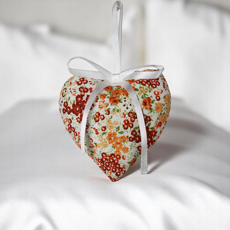 Strawberry Heart Stitch Fabric Wall Accent