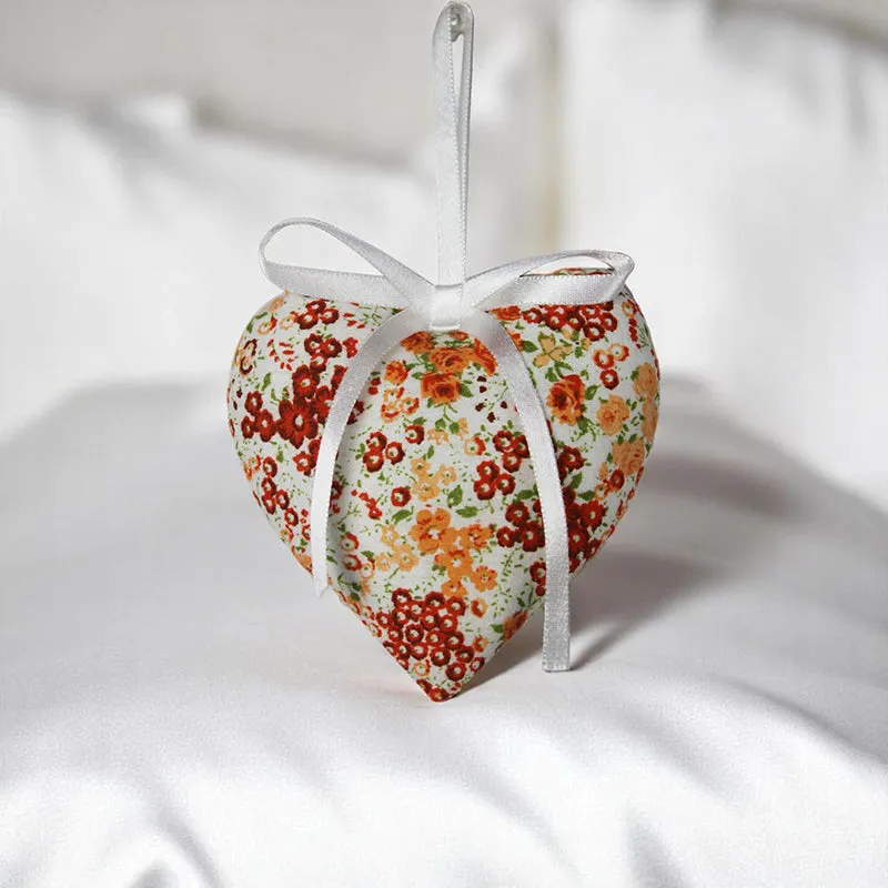 Strawberry Heart Stitch Fabric Wall Accent media 1