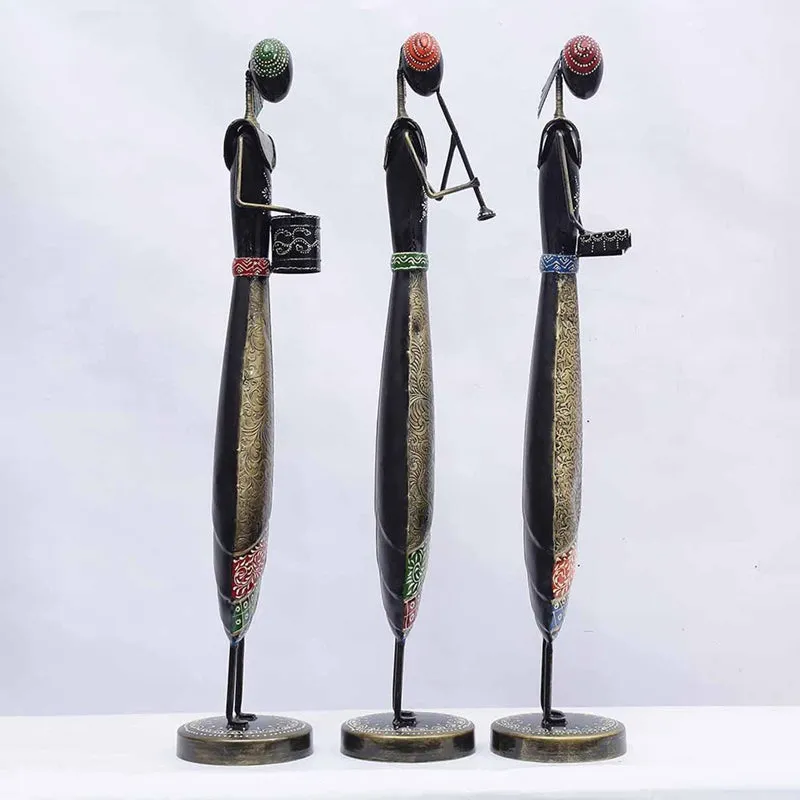 Musical Troupe Ethnic Showpiece - Set Of Three media 5