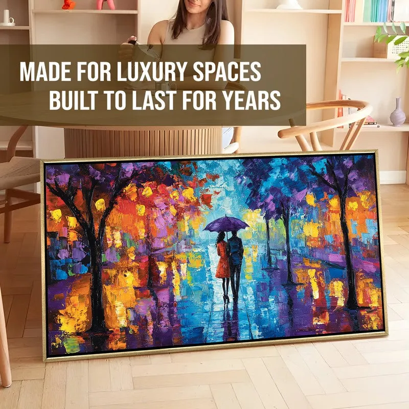 Glowwalk Canvas Wall Painting With Frame media 7
