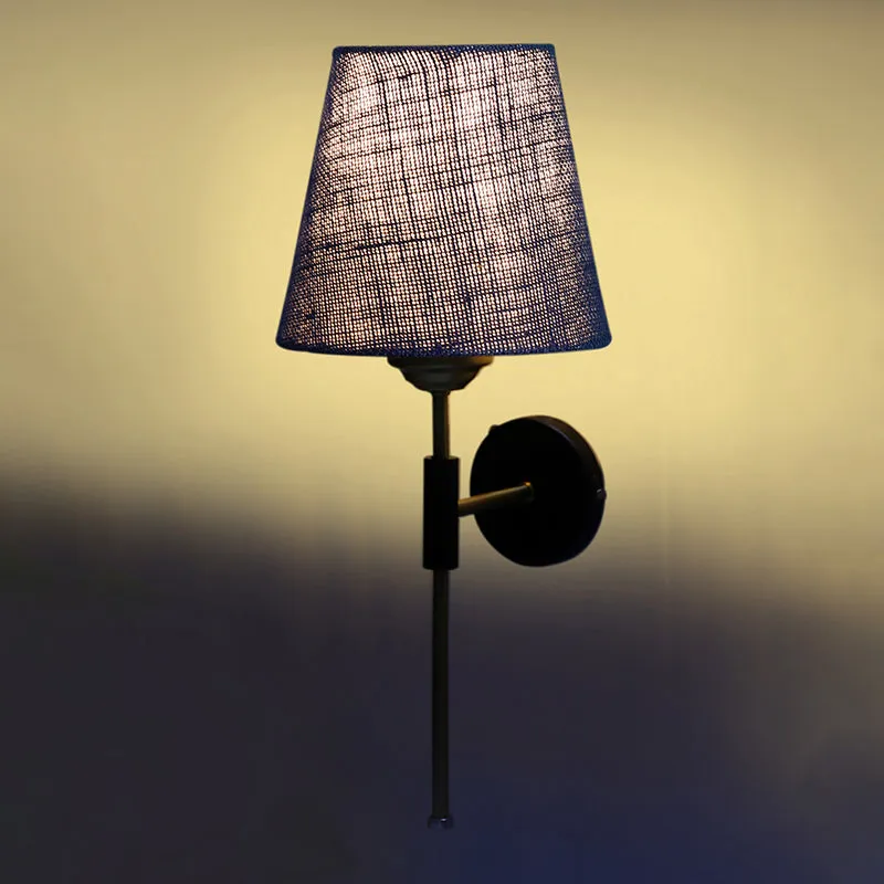 Beryll Jute Wall Lamp - Blue media 5