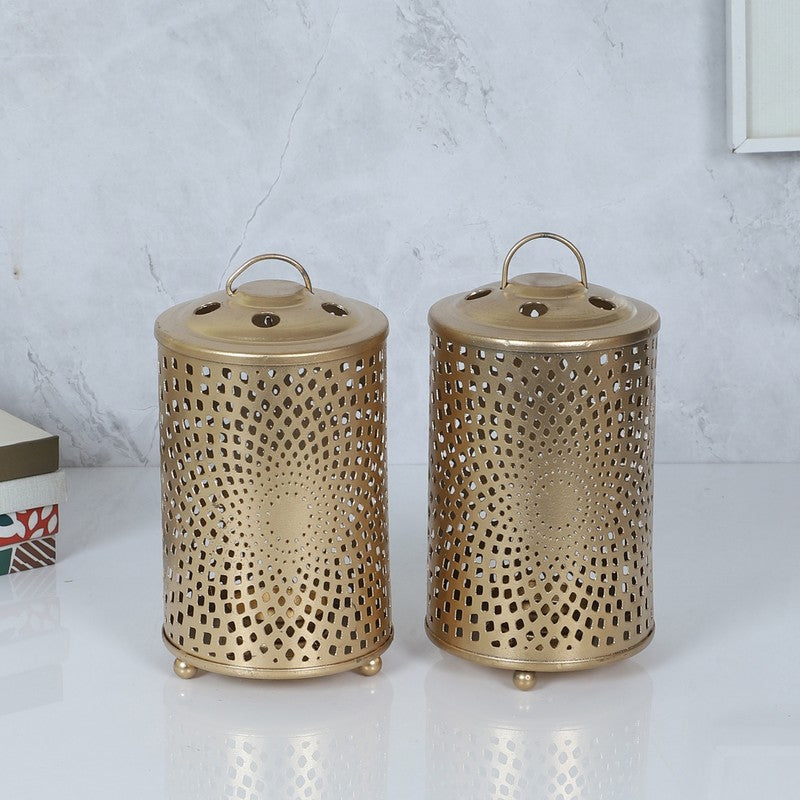 Ornate Tealight Candle Holder - Set Of Two