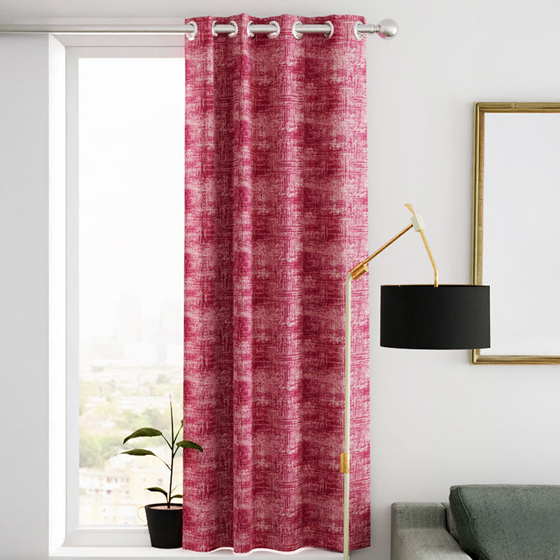 Piers Abstract Artificial Silk Curtain