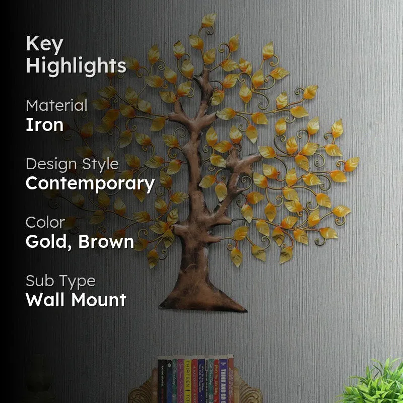 Jewelled Tree Iron Wall Accent media 2