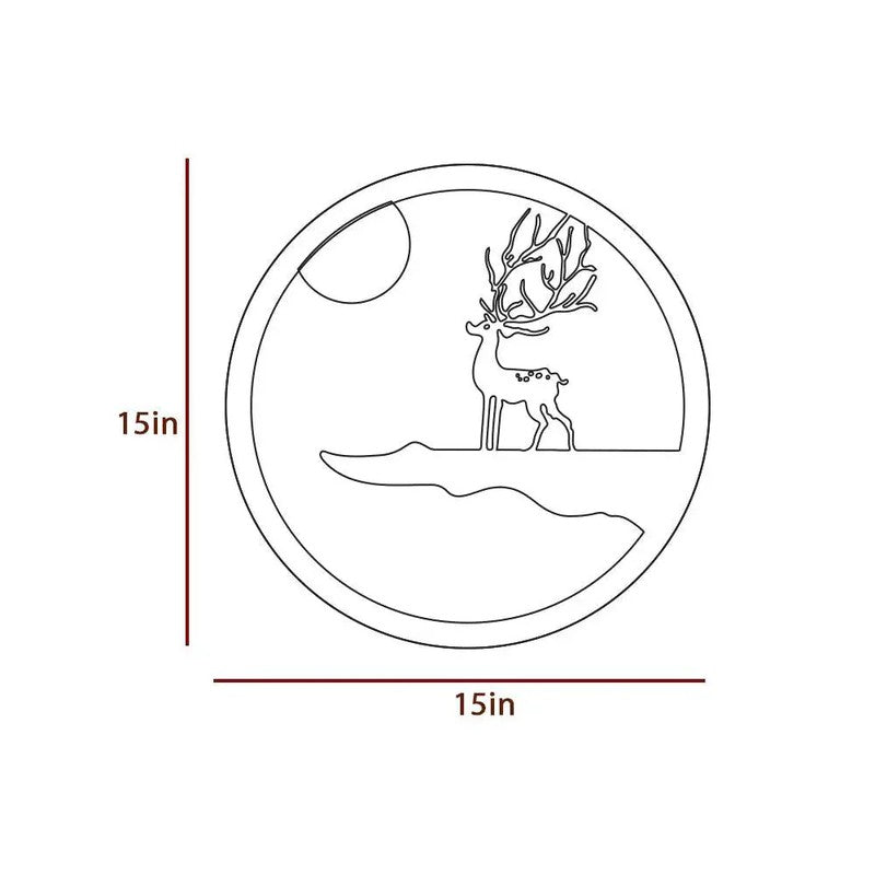 GlowDeer Backlit MDF Wall Accent media 5