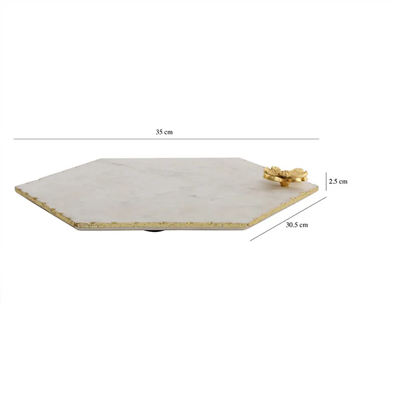 Gild Rivage Marble Platter media 8