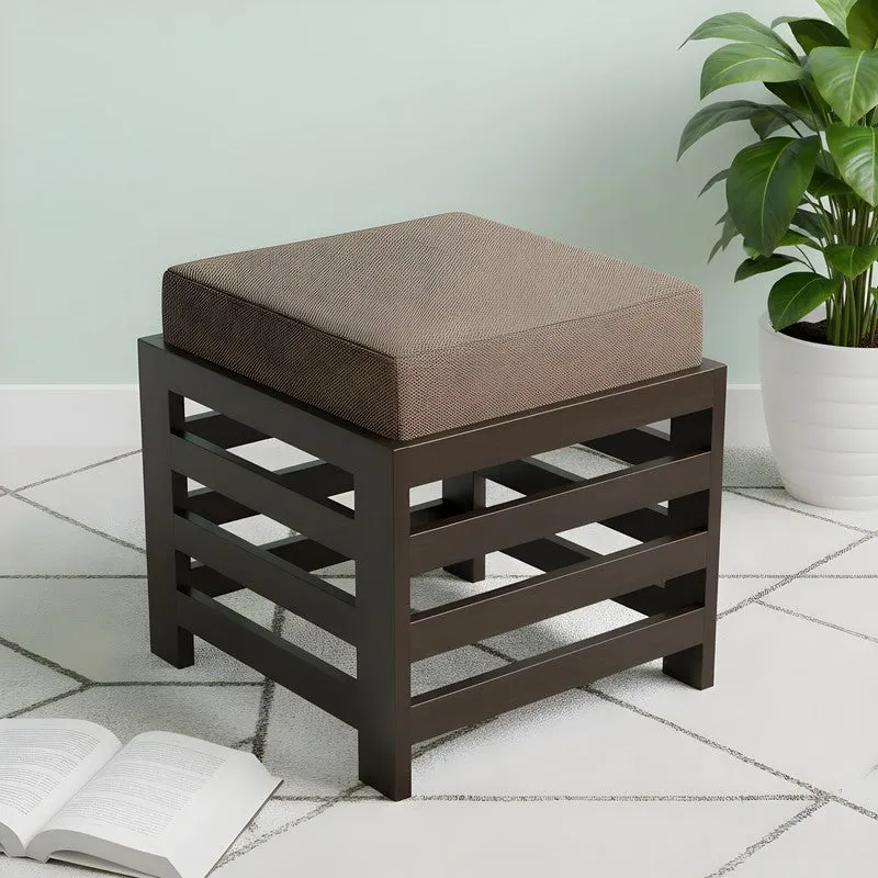 Uzeno Sheesham Wooden Bench with Cushions (Brown) - Four Piece Set media 4