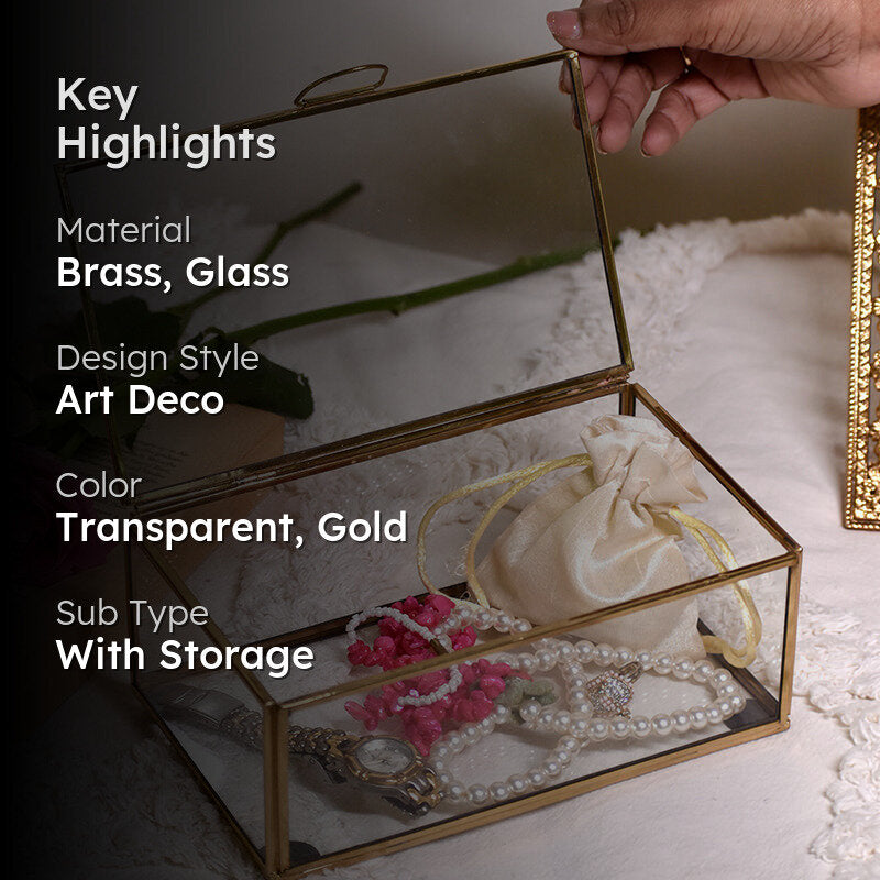 Clarity Case Glass Jewel Box media 2