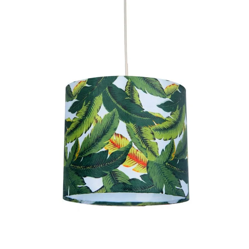 LustraGlow Metal & Fabric Ceiling Lamp media 5