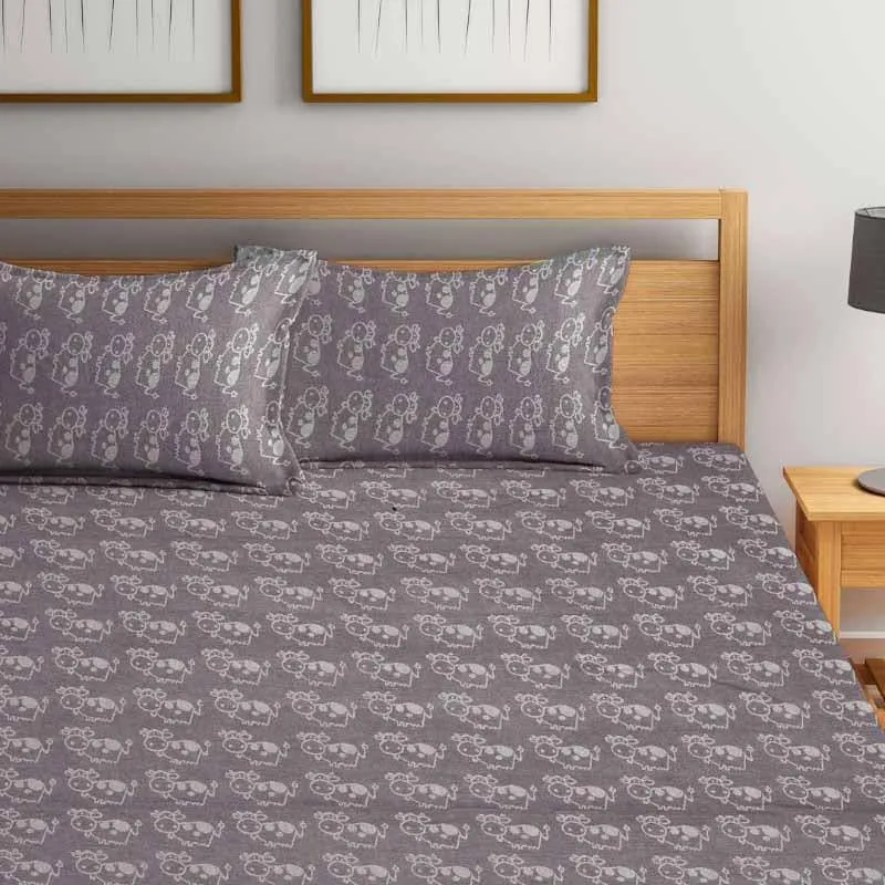 Boo-Moo Bedcover - Grey media 4