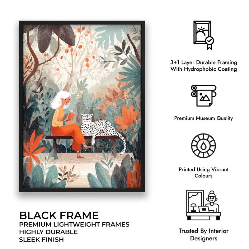 TropicTales Canvas Wall Painting - Black Frame media 10