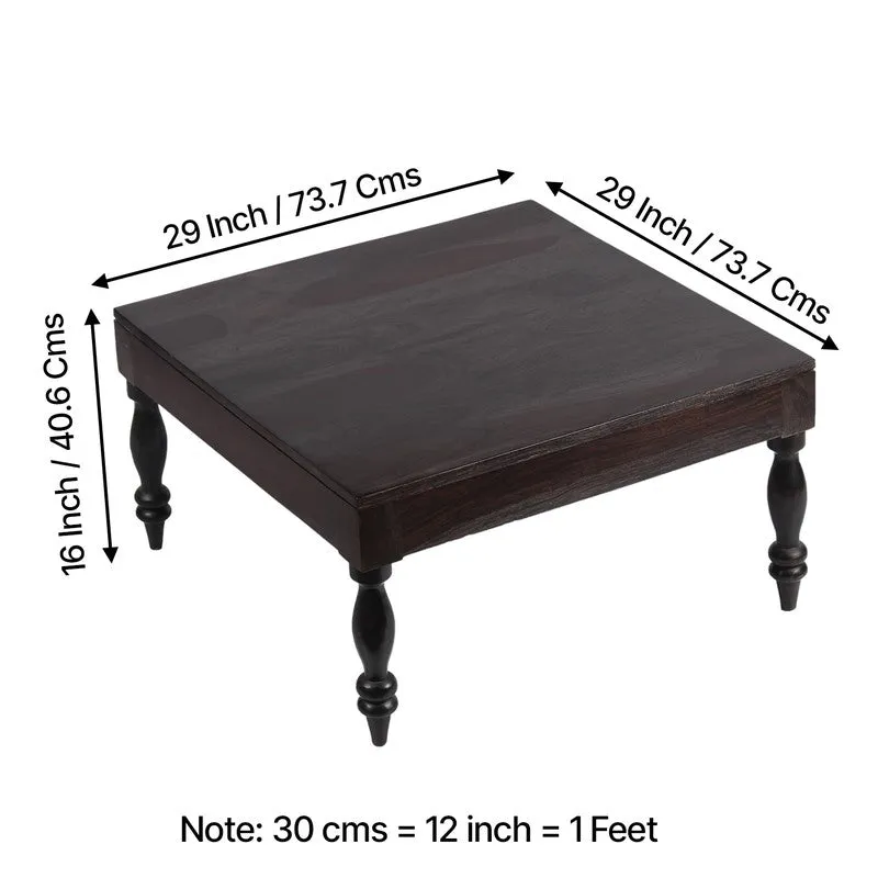 Oervon Sheesham Wooden Center Table - Black media 12