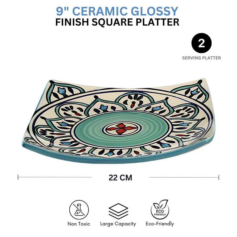 Medina Brew Ceramic Platter - Set of Two media 7