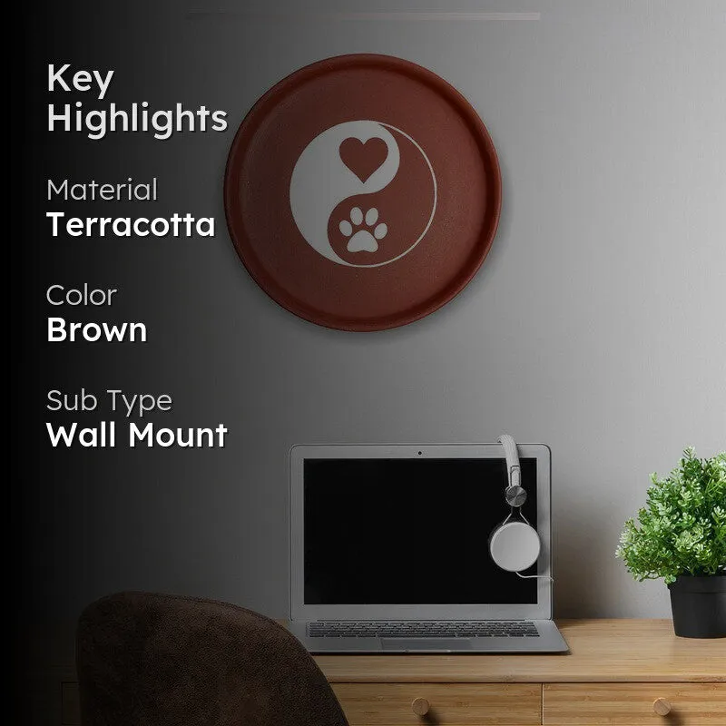 Pet Love Terracotta Wall Plate media 2