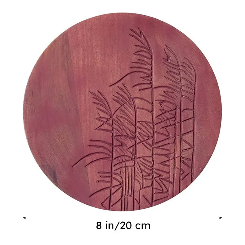 Crimson Blossom Wooden Wall Plate media 7